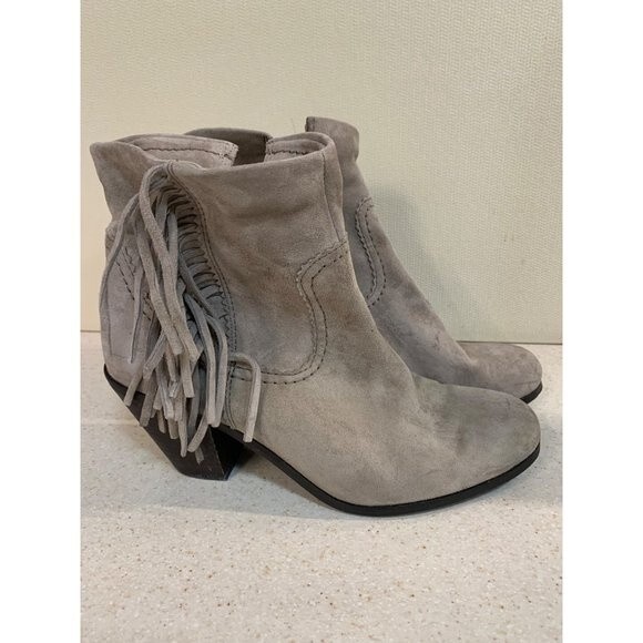 Sam Edelman Louie Fringe Ankle Bootie 8.5 - Picture 9 of 10